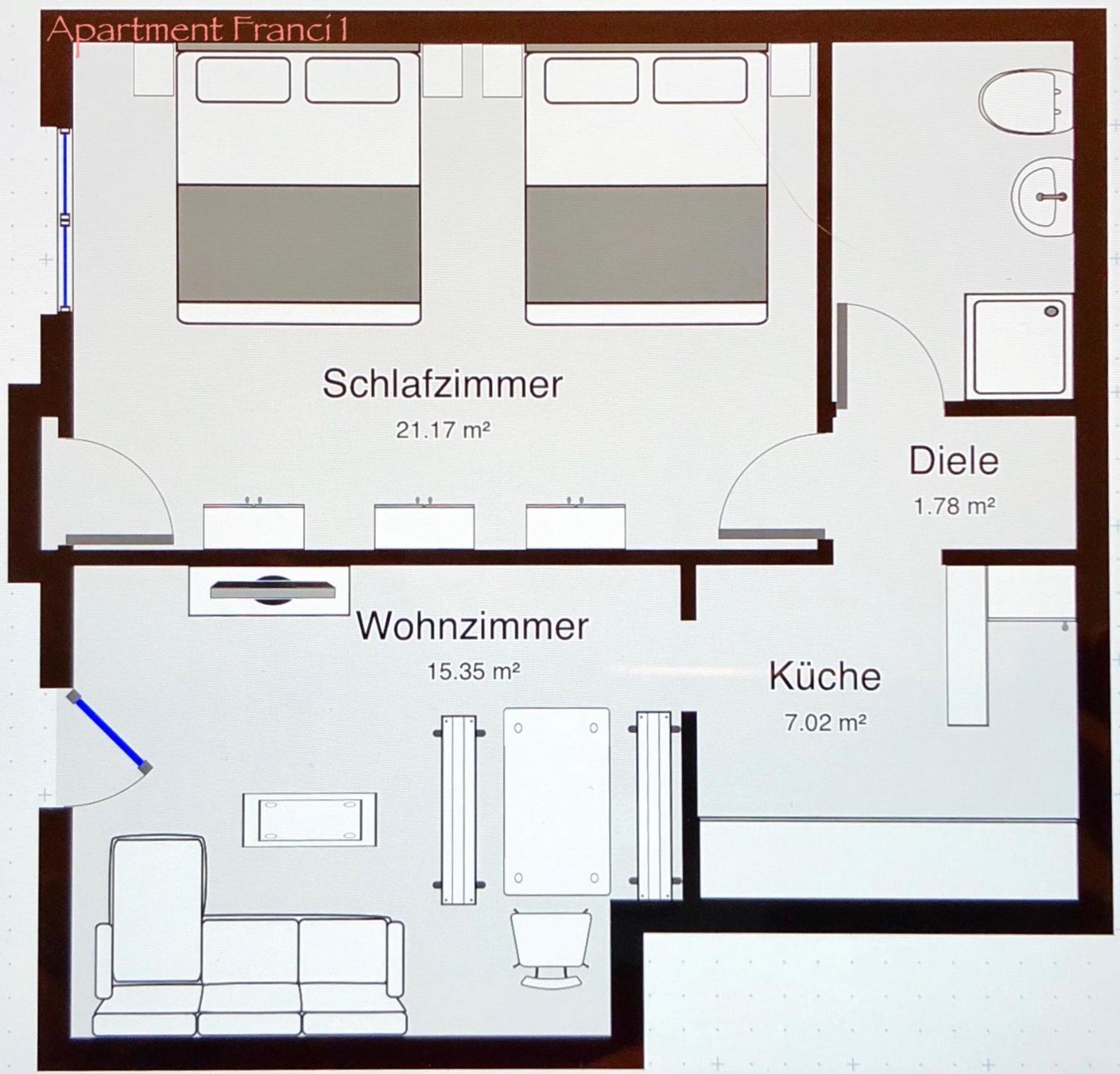 Wiebelskirchen Apartment Franci מראה חיצוני תמונה